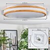 Sofo ceiling light, Panel LED white, 1-light source, Remote control