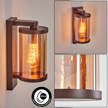 Telhada outdoor light, outdoor wall light rust-coloured, 1-light source