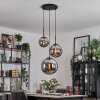 Gastor hanging light, globe light 30 cm Smoke-coloured, 3-light sources