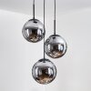 Gastor hanging light, globe light 30 cm Smoke-coloured, 3-light sources