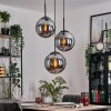 Gastor hanging light, globe light 30 cm Smoke-coloured, 3-light sources