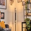 Specksta floor lamp LED copper, black, silver, 3-light sources