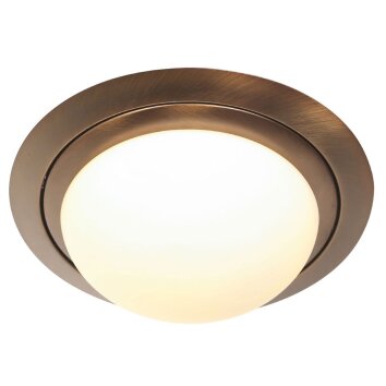 Steinhauer lights Ikaro ceiling light LED bronze, 1-light source