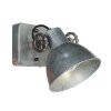 Steinhauer lights Gearmetal wall light, wall spotlight Oxidised Silver, 1-light source