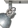 Steinhauer lights Gearmetal ceiling light, ceiling spotlight Oxidised Silver, 2-light sources