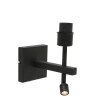 Steinhauer lights Stang wall light LED black, 2-light sources