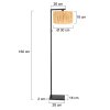 Steinhauer lights Stang floor lamp black, 1-light source