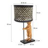 Steinhauer lights Animaux table lamp black, 1-light source