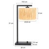 Steinhauer lights Stang table lamp black, 1-light source