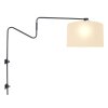 Steinhauer lights Linstrøm wall light black, 1-light source