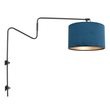 Steinhauer lights Linstrøm wall light black, 1-light source