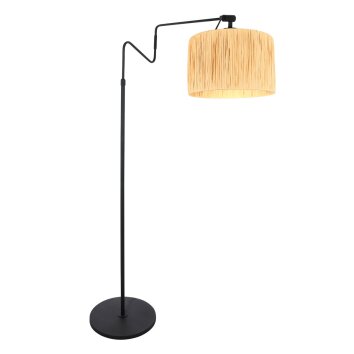 Steinhauer lights Linstrøm floor lamp black, 1-light source