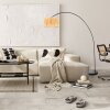 Steinhauer lights Solva floor lamp black, 1-light source