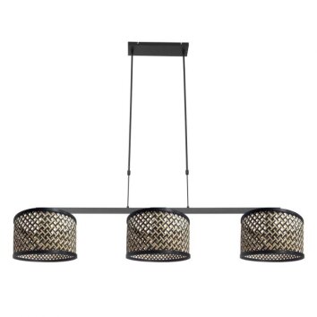 Steinhauer lights Stang pendant light black, 3-light sources