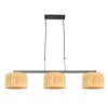 Steinhauer lights Stang pendant light black, 3-light sources