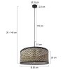 Steinhauer lights Light pendant light black, 1-light source