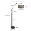 Steinhauer lights Chic floor lamp black, 1-light source