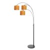 Steinhauer lights Light floor lamp black, 3-light sources