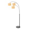 Steinhauer lights Light floor lamp black, 3-light sources