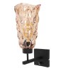 Steinhauer lights Vidrio wall light black, 1-light source