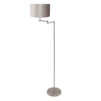 Steinhauer lights Bella floor lamp brushed steel, 1-light source