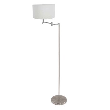 Steinhauer lights Bella floor lamp brushed steel, 1-light source