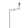 Steinhauer lights Bella floor lamp brushed steel, 1-light source