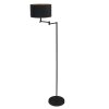 Steinhauer lights Bella floor lamp black, 1-light source