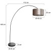 Steinhauer lights Solva floor lamp black, 1-light source