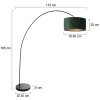 Steinhauer lights Solva floor lamp black, 1-light source