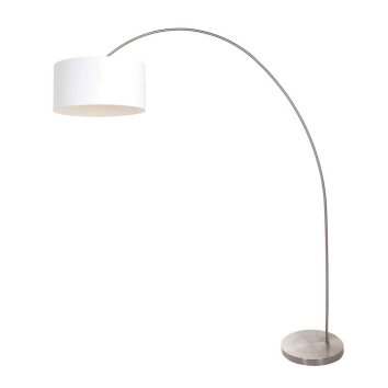 Steinhauer lights Solva floor lamp brushed steel, 1-light source