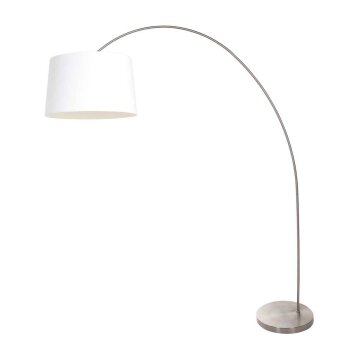 Steinhauer lights Solva floor lamp brushed steel, 1-light source