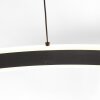 Steinhauer lights Ringlux pendant light LED black, 2-light sources