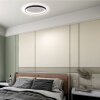 Steinhauer lights Ringlede ceiling light LED black, 1-light source