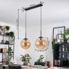 Gastor hanging light, globe light black, 2-light sources