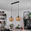 Gastor hanging light, globe light black, 2-light sources