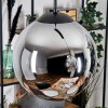 Gastor hanging light, globe light, pendant light black, 2-light sources