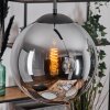 Gastor hanging light, globe light, pendant light black, 2-light sources