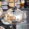 Apedo hanging light, globe light, pendant light Amber, 4-light sources