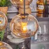 Apedo hanging light, globe light, pendant light Amber, 4-light sources