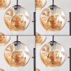 Ripoll hanging light, globe light, pendant light Amber, 4-light sources