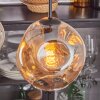 Ripoll hanging light, globe light, pendant light Amber, 4-light sources