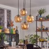 Ripoll hanging light, globe light, pendant light Amber, 4-light sources