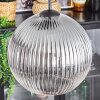 Koyoto hanging light, globe light, pendant light clear, Smoke-coloured, 4-light sources