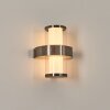 Blinneberg outdoor light, outdoor wall light LED matt nickel, 2-light sources