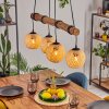 Basto hanging light, globe light, pendant light Ecru, black, 4-light sources