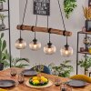 Koyoto hanging light, globe light, pendant light Ecru, black, 4-light sources