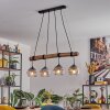 Koyoto hanging light, globe light, pendant light Ecru, black, 4-light sources