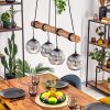 Koyoto hanging light, globe light, pendant light Ecru, black, 4-light sources