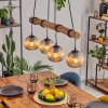 Koyoto hanging light, globe light, pendant light Ecru, black, 4-light sources